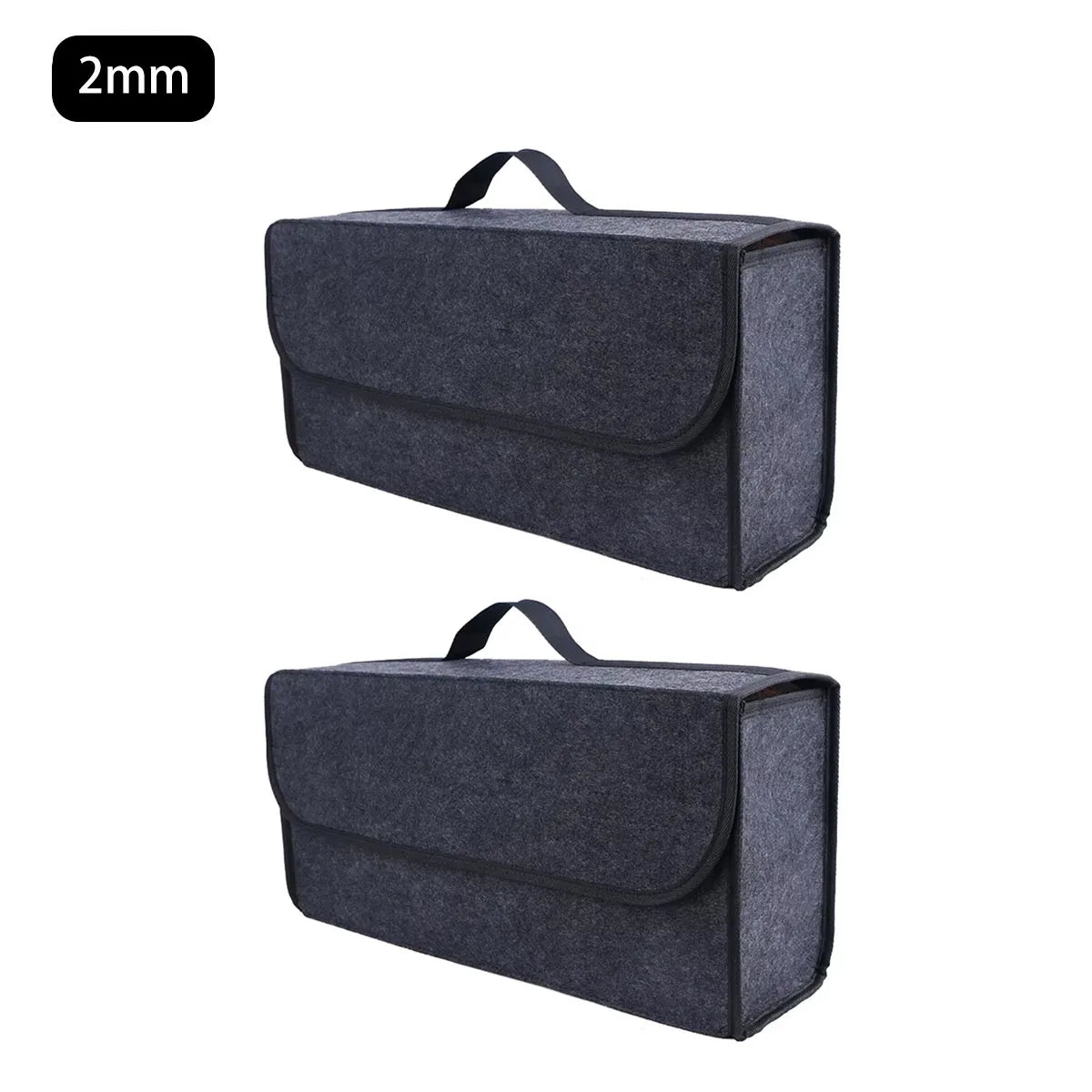 PINMOAP Car Trunk Storage Bag Foldable And Thickened Felt Box Car Storage Box Universal High-Quality And Durable Felt Fabric
