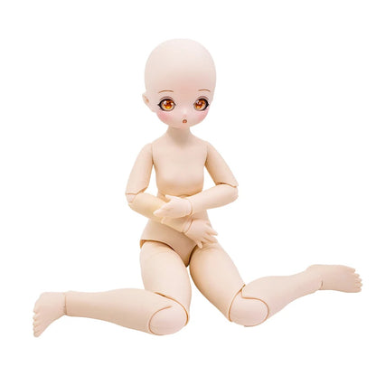 ICY DBS 1/4 Dream Fairy Nude Doll with Eye Makeup or No Makeup white and tan skin 40cm Makeup Doll Head and Body Toy Gift SD