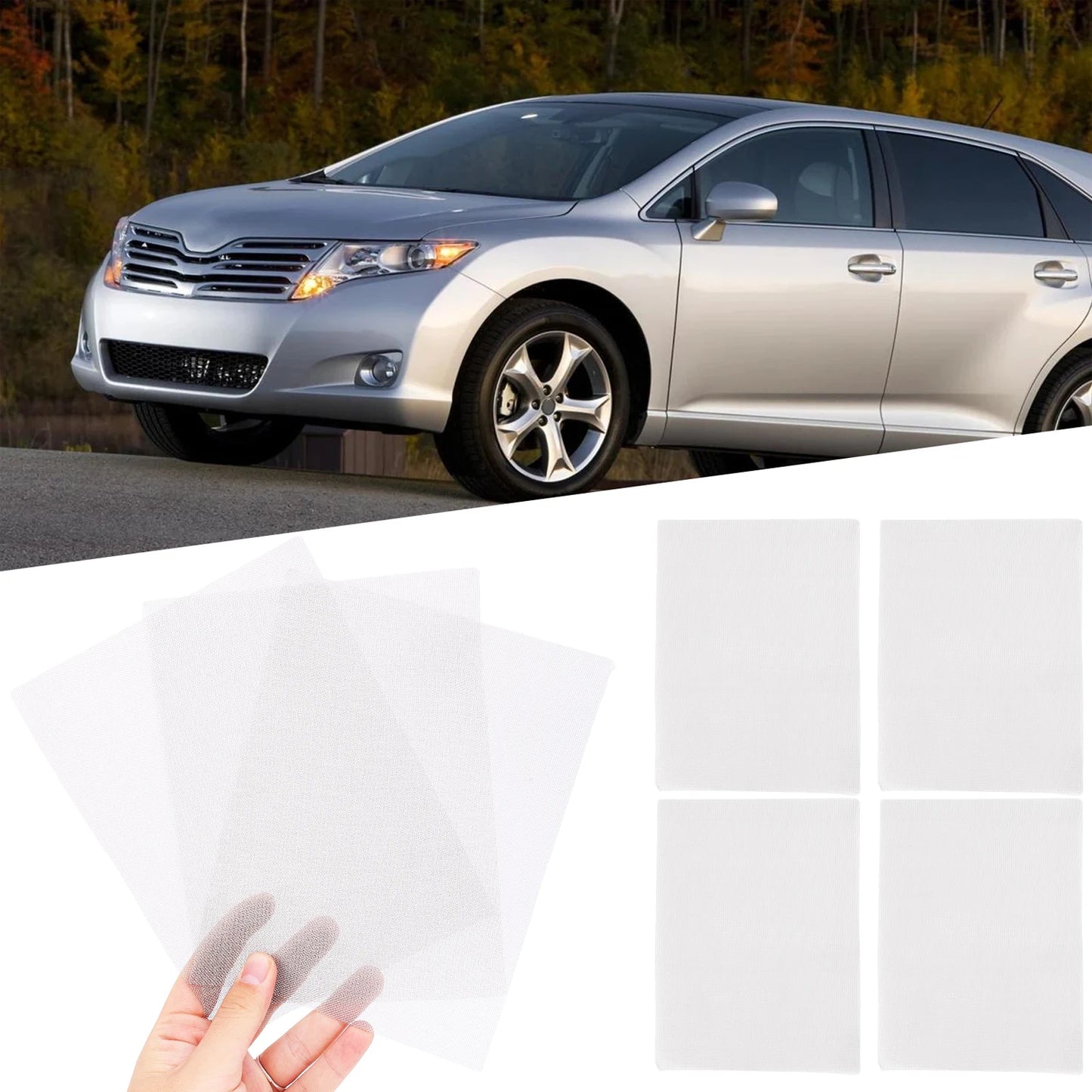 Car Bumper Stainless Steel Repair Mesh Plastic Crack Repair Mesh Welding Wire Mesh Net For Bumper Body Hood Vents 15x20cm