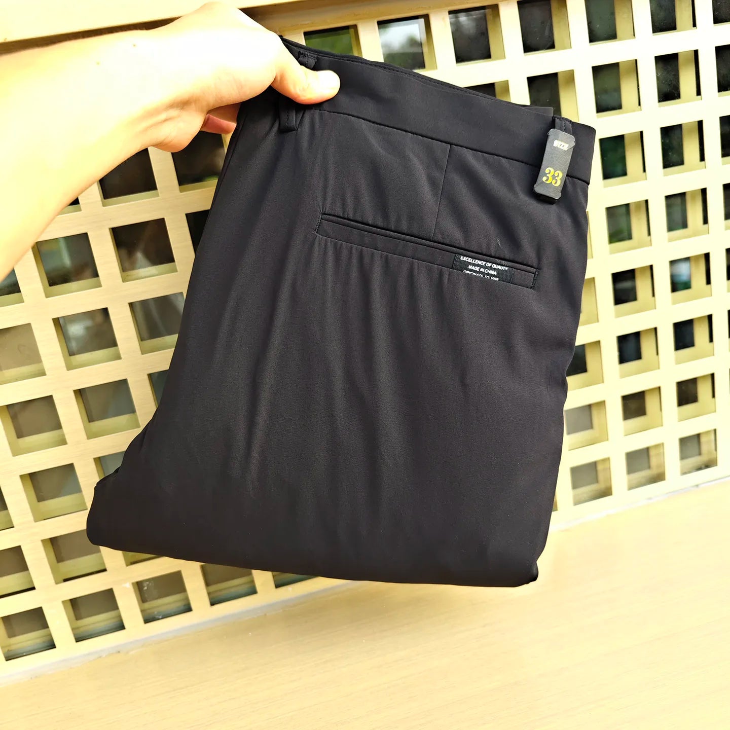 New National Standard Men's down Pants Thickened Warm Winter Casual Trousers Loose Fit Fashion Urban Style Youth Outerwear