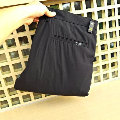 New National Standard Men's down Pants Thickened Warm Winter Casual Trousers Loose Fit Fashion Urban Style Youth Outerwear