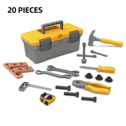 Toolbox Kit Simulation Repair Tools Box Set Drill Educational Toys Plastic Game Engineering Puzzle DIY Toys Gifts for Boys Kids