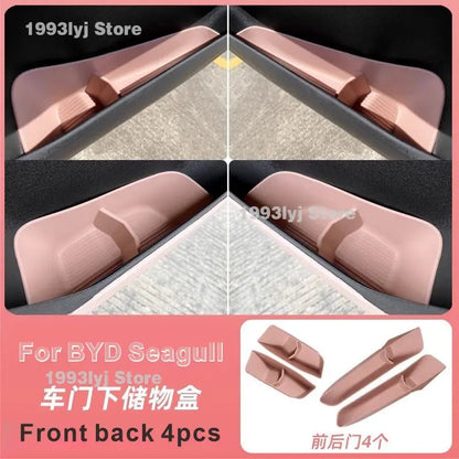 For BYD Seagull Car Door Storage Slots pad,Upgraded Accessories Interior Modification Dust-proof pad