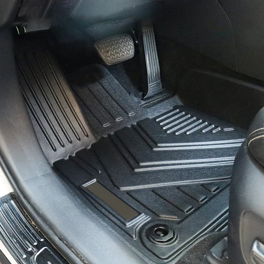 Car Floor Mats & Cargo Trunk Liners Compatible for 2020 - 2025 Toyota RAV4 Hybrid LHD RHD All-Weather TPE Rubber Mat Protection