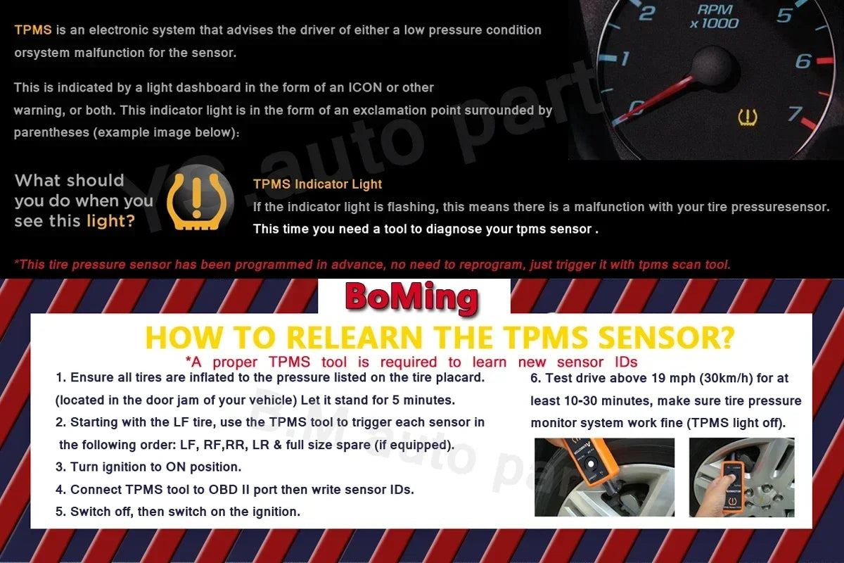 TPMS Tire Pressure Sensor C for Subaru Forester Legacy Outback Impreza Crosstrek Ascent 433Mhz 28103FL00A 28103FL00B 28103FL000