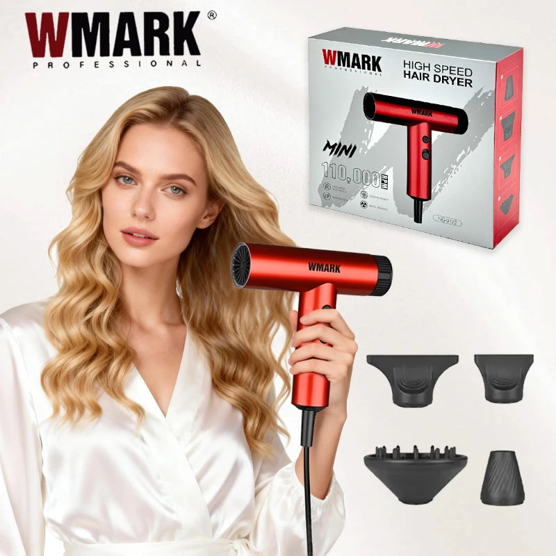 WMARK Hair Dryers Professional Blow Dryer Powerful Hair Dryer Machine Portable Air Blower Hair Salon for Household Use NG-9122