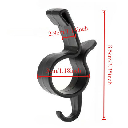 2PCS/Set Car Hooks for Back of Car Seats, Trunk, Fishing Rods, Umbrellas, Towels, Multi-Functional Car Storage Hanger
