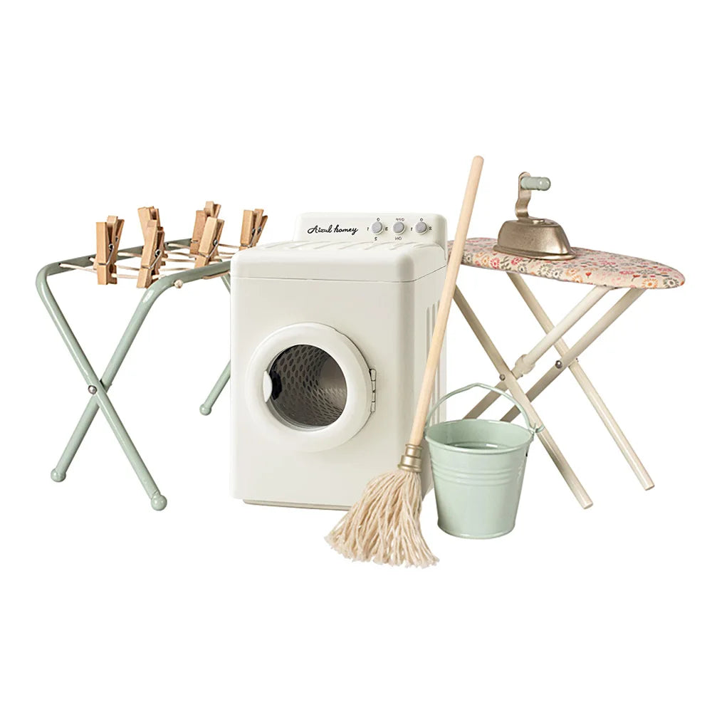 Aizulhomey Dollhouse Furniture Metal Washing machine Dollhouse Accessories for 1/6 Blythe BJD OB24 1/6 OB11 Children Toy Gifts