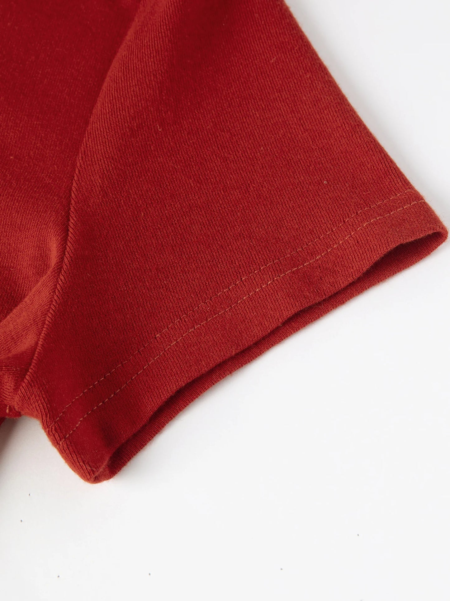 ZIQIAO Elastic Solid Basics Short-sleeved Slim-fit Knit T-shirt for Women New Summer 2026 Design Red Top Daily BF