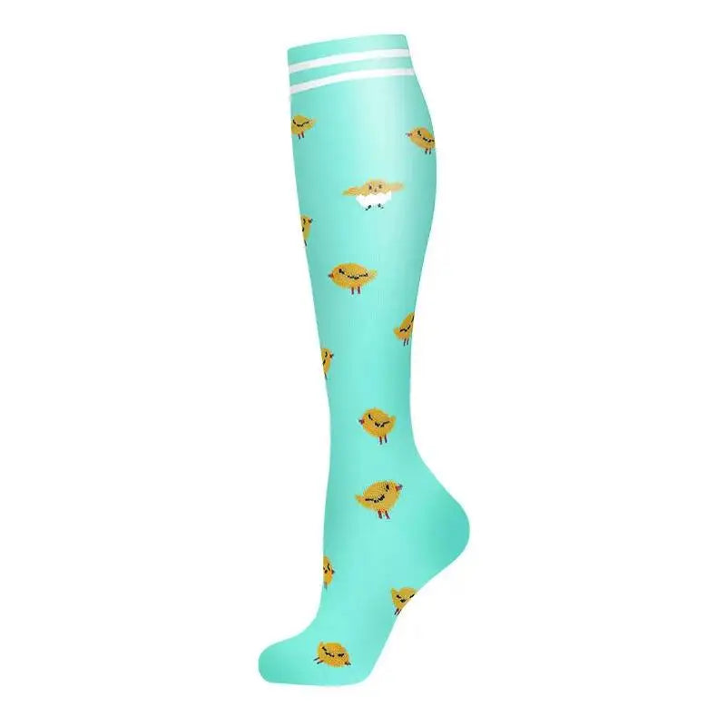 New Compression Socks Varicose Vein Nurse Sports Running Calf Pressure Stockings Protect Bare Feet Support Gradient Pressure