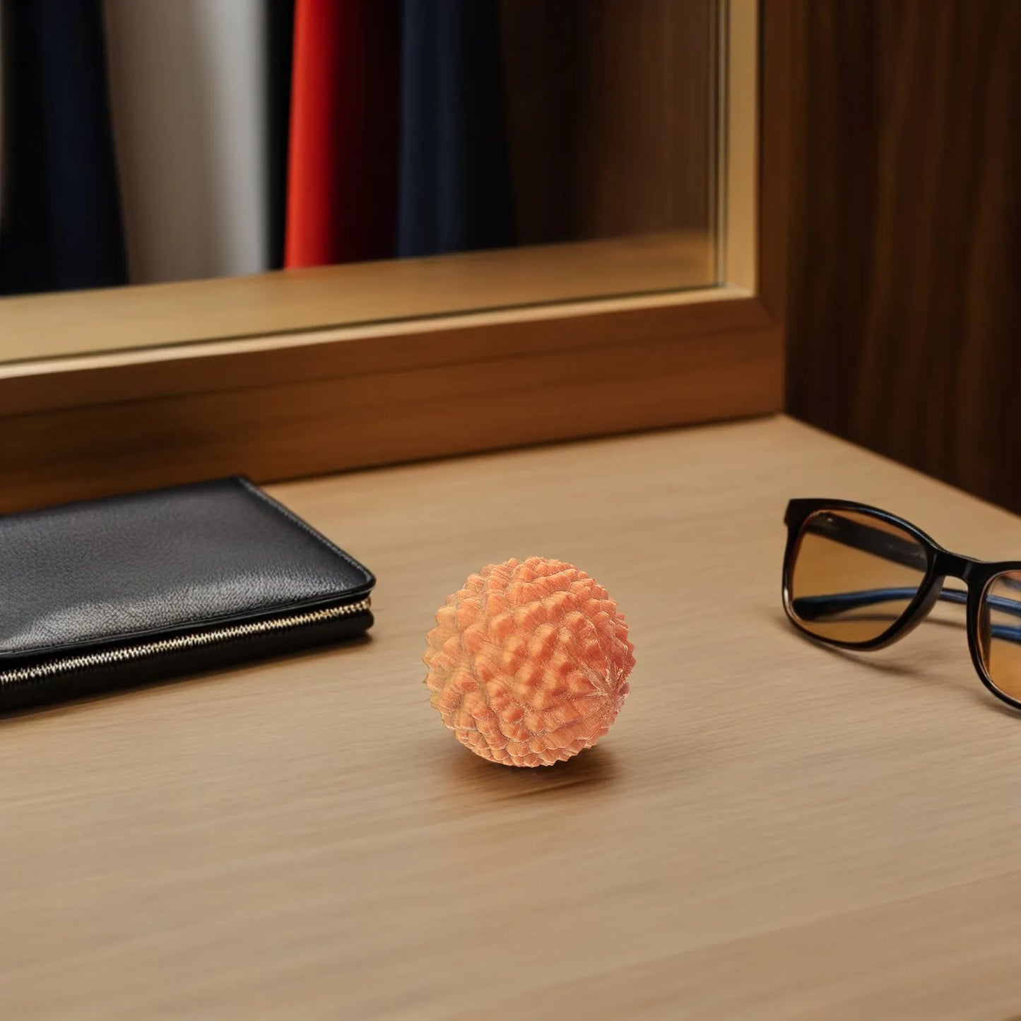 2Pcs Durian Massage Balls Texture Hand Exercise Relaxation Portable Massaging Ball Chinese Health Ball Hand