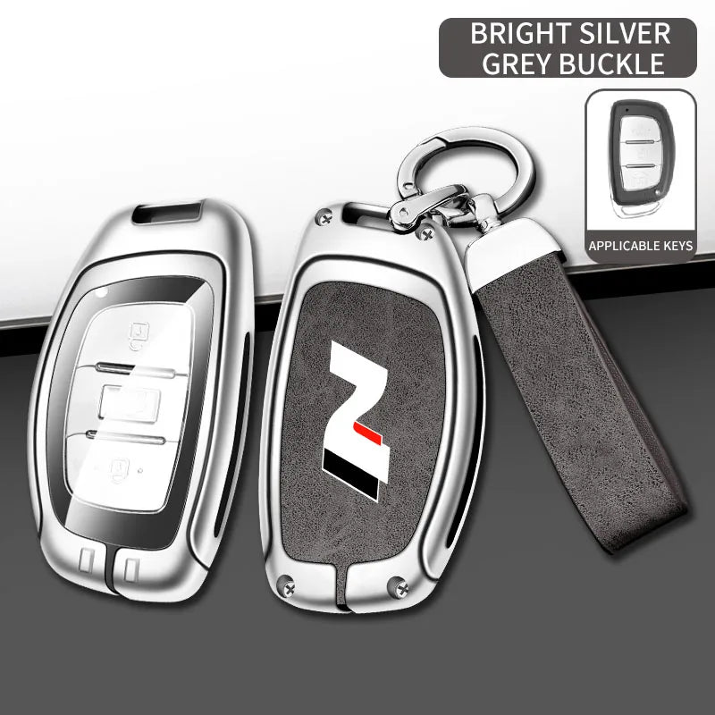 Modern High-End Hyundai Key Cover Suitable for N LINE N IX35 IX25 Tucson Sonata Car Key Case Luxury Design Vehicle Accessories