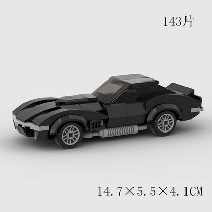 City Technique Speed Racing Car old Classic Sport Model Building Brick Super Racer Great Rally Vehicles Block Christmas gift Toy