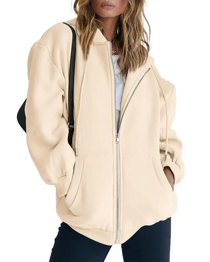Plus Size cardigan Hoodie grunge punk silmY2K top rock aesthetic high street casual fashion urban women Hoodie Casual hooded
