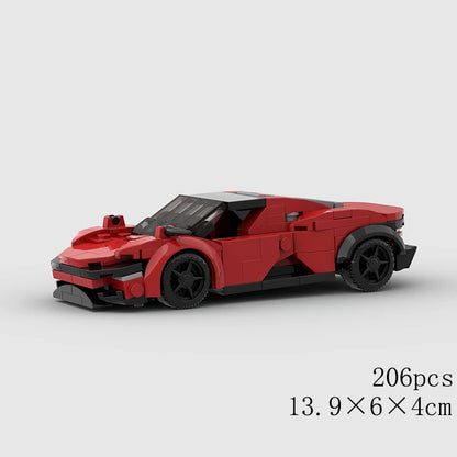 MOC Speed Car Miata MX-5 NA M3 Super Race Sport Vehicle Model Building Block Technical Racing Brick Toy Christmas Gift City