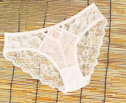 Sexy French Lace Bra Set, Minimizer for Large Bust Sheer See Through, Pure Desire Lingerie with Cutout, All Seasons Bestseller