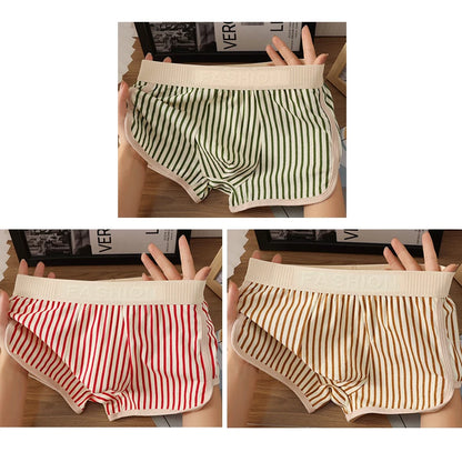 3pcs Pure Cotton Mens Boxer Briefs Males Strip Underwears Boy Comfortable Underpants Mans Breathable PantiesTeenage Boxer Shorts