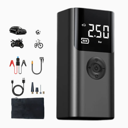 4IN1 Multifunction Jump Starter Power Bank 12000mAh Large Capacity Booster Jump Starter For car/Motorcycle With Air Compressor