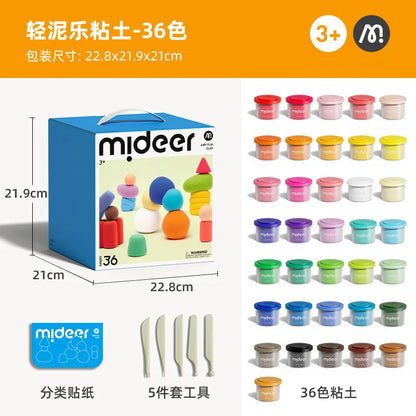 Mideer  Super Light Clay 24 Colors/36 Colors Creative Light Clay
