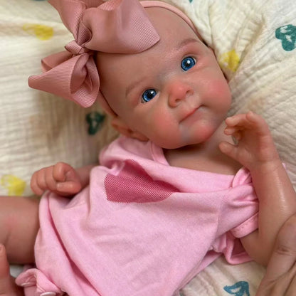 OtardDolls-18 Inches Wrinkle Skin Open Mouth Bettie Solid Silicone Bebe Reborn Girl Doll With Painted Skin Lifelike Reborn Doll