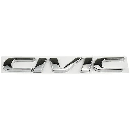 Metal 3D Car Stickers Side Fender Badge Rear Trunk Emblem Decal Styling for Honda CIVIC Logo 10th 11th 8th 2024 2023 Accessories