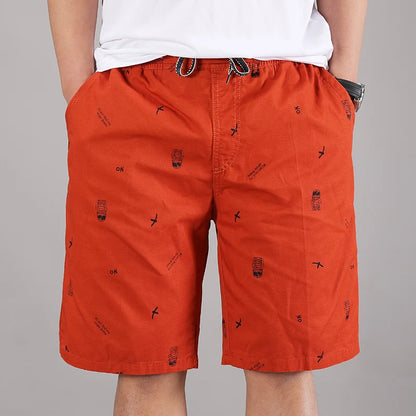 Top Quality 100%Cotton New Summer Brand Casual Fashion Streetwear Board Shorts Pants Men Loose Drawstring Trousers Men Clothes