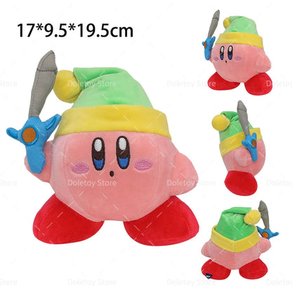 HOT Kirby Plush 25 Styles Kawaii Star Kirby Grey Ghost Kirby Pink Blue Green Red Plush Toy Cute Heart Kirby Doll Birthday Gift