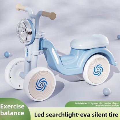 New children's balance bike, walker, or ride-on toy – 4-wheeled ride-on for ages 1–3 – a perfect gift for little ones