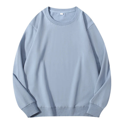 Autumn O-Neck Cotton Women's Sweatshirt Hoodies Basic Loose Casual Women Pullover Solid Sweatshirt Ladies Tops Factory Wholesale