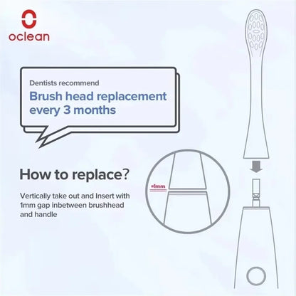 For Oclean Electric Toothbrush Brush Heads Original For Oclean X pro Elite Flow Z1 X10 E1 Air 2 All Series Smart Accessories