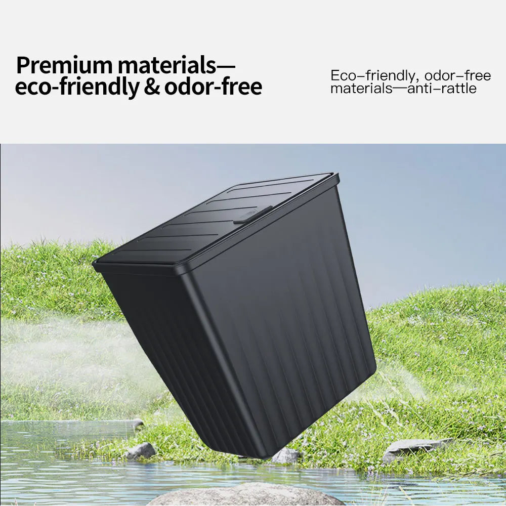 YZ For Tesla Model 3 Higland Y Juniper 2026 Rear Trash Can Storage Box With Cover Car Speical Organizer Umbrella Box Accessories
