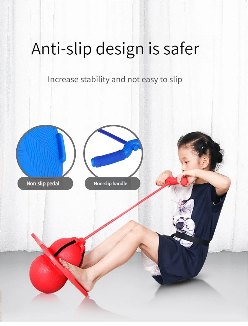Bouncing Ball Frog Jump Long Height Exercise Equipment Increase High Jump Bouncing Ball Balance Training Equipment