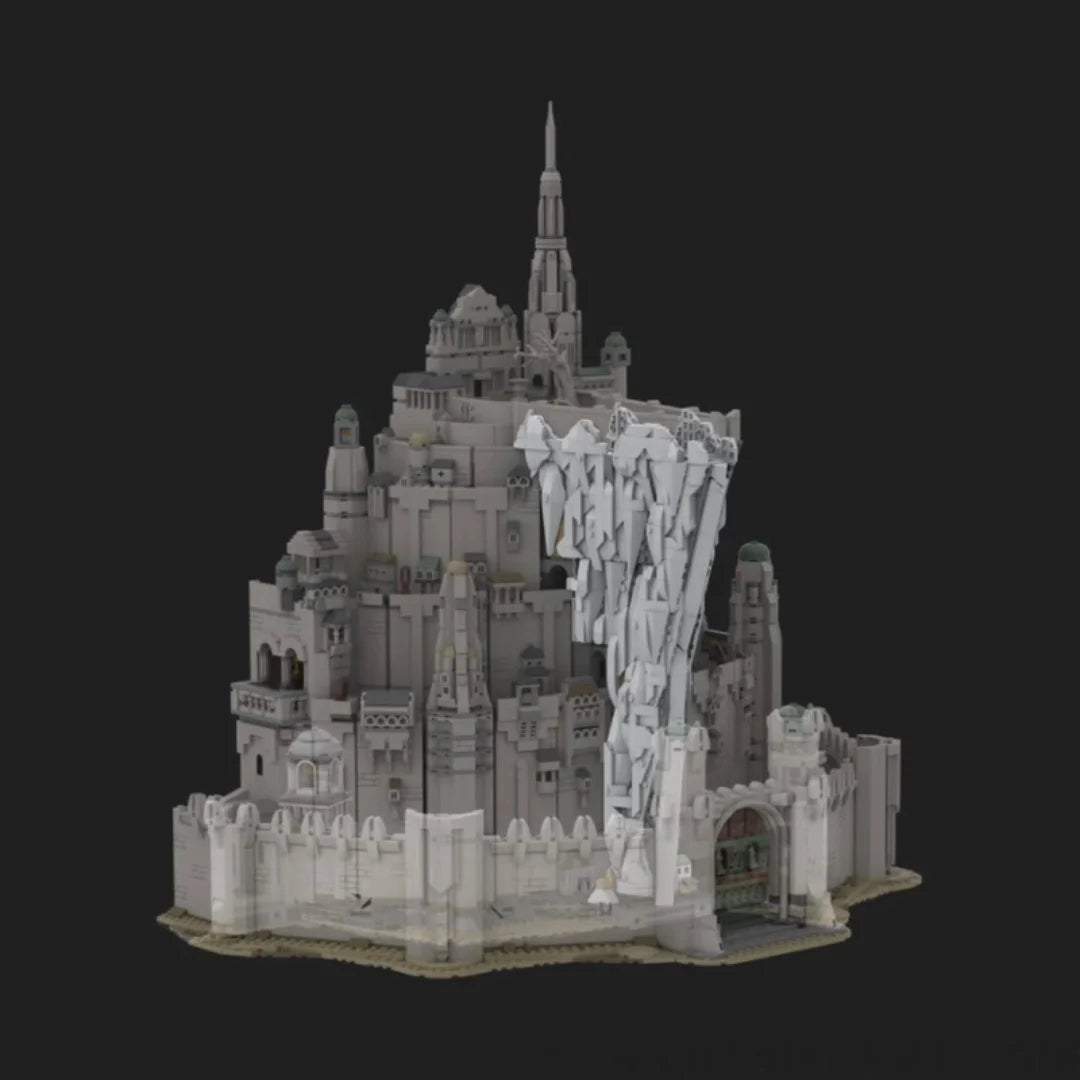Cheapest 2026 Requiring Assembly 8278pcs Minas Tirith Bricks Building Blocks The City Capital Trendy Model Gifts for Adults Toys