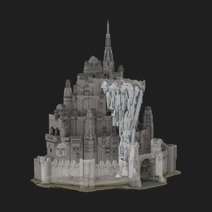 Cheapest 2026 Requiring Assembly 8278pcs Minas Tirith Bricks Building Blocks The City Capital Trendy Model Gifts for Adults Toys