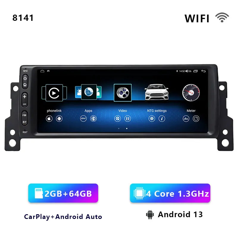 CHSTEK Android 14 Car Radio Stereo For BMW Mini Cooper S R50 R52 R53 2004-2007 Carplay Multimedia Player GPS WIFI 4G Autoradio