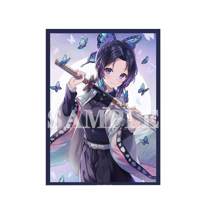 60PCS 67×92mm Art Anime Card Sleeves Two girls Board Game Card Protector Photo Sleeves Cover for MGT/PKM/PTCG Game Cards