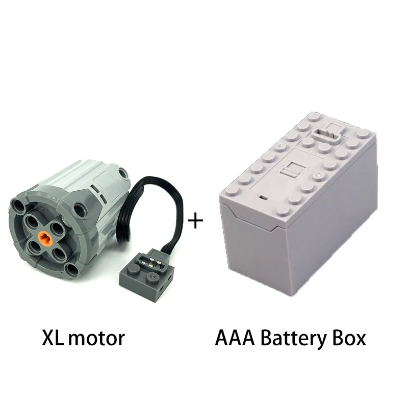 88002 80003 80004 High-Tech Parts MOC Motor Servo Power Functions Motor Multi Tool PF Model Building Blocks Compatible With LEGO