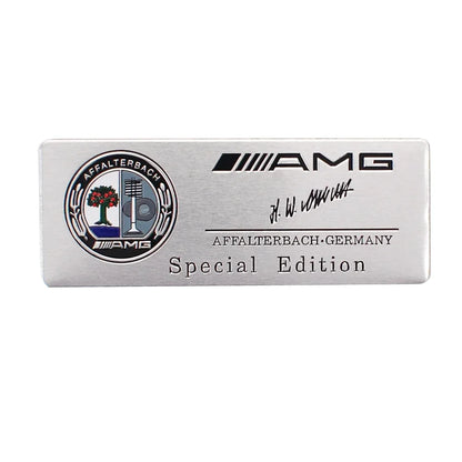 80x30mm car metal AMG badge sticker for Mercedes-Benz W203 W204 W205 W210 W211 W212 W463 W464 W164 W176 CLA CLS GLA decorate