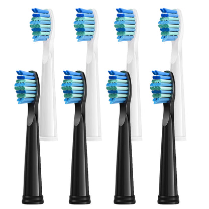 4 Pcs Electric Toothbrush Heads Compatible with Fairywill D7/D8/FW507/FW508/FW551/917/959/SG-E9 Moderately Soft Bristles Brush