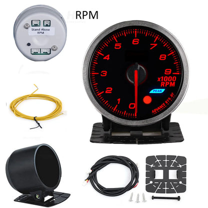 HA Accessories Auto Gauge 60MM DEF BF Style Water Temp Oil Temp Oil Press Tachometer RPM EGT