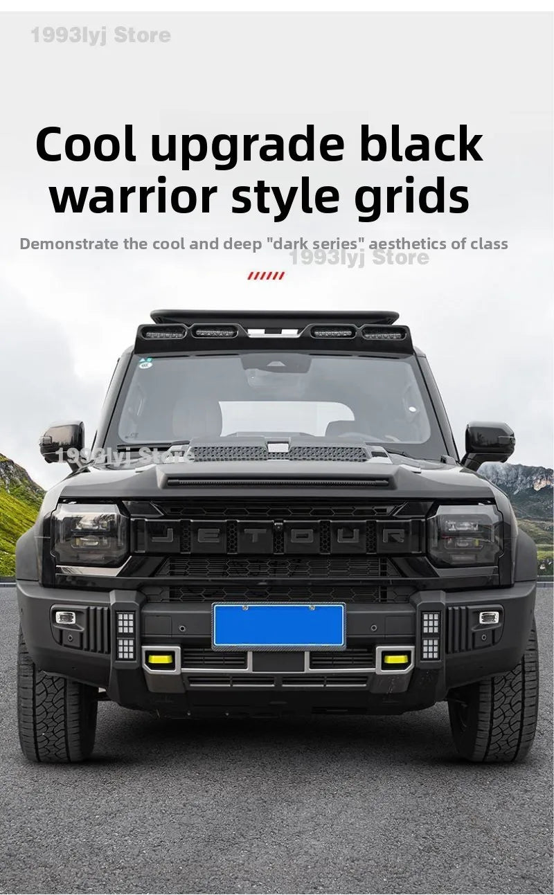 For Chery Jetour Traveller T2 Styling Plastic Rear Emblem Front Grille Badge High-end Decals Auto Exterior Decoration