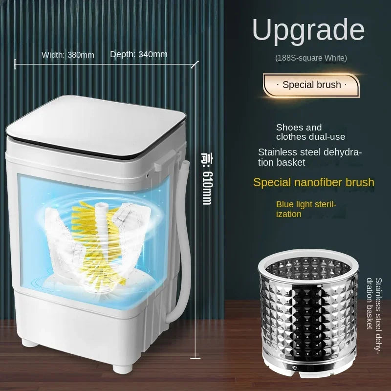 220V shoe washing machine, household small fully automatic shoe brushing machine, integrated with washing and stripping AG
