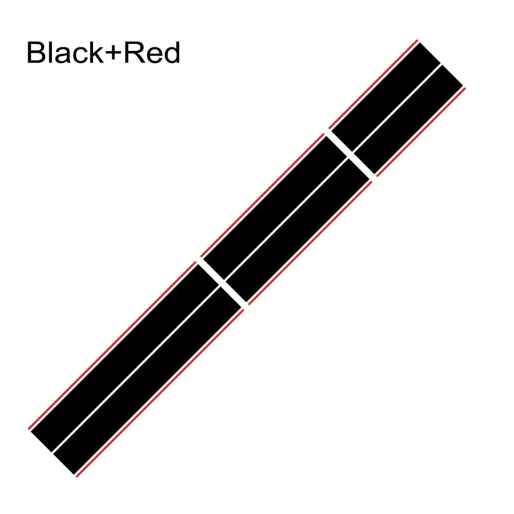 For Ford Mustang EcoBoost Shelby GT Hood Roof Trunk Vinyl Stripe Decal Set – PVC Car Styling Wrap Film Kit