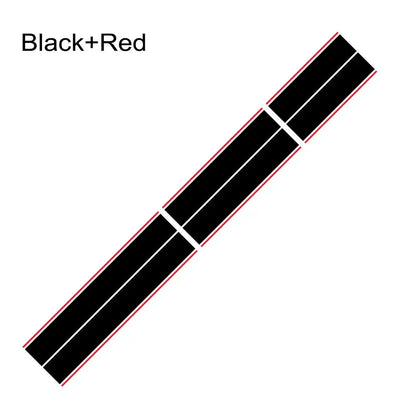 For Ford Mustang EcoBoost Shelby GT Hood Roof Trunk Vinyl Stripe Decal Set – PVC Car Styling Wrap Film Kit