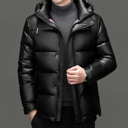 New arrival winter jacket 90% white duck down jackets men,mens thicken warm parkas winter down coat,autumn hooded parkas men