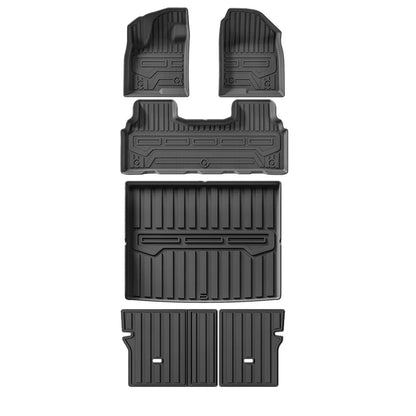 For BAIC BJ30 2024 2025 Car Floor Mats Trunk Mat Waterproof TPE Carpet Cargo Liner All Weather Mats Floor Liner Backrest LHD