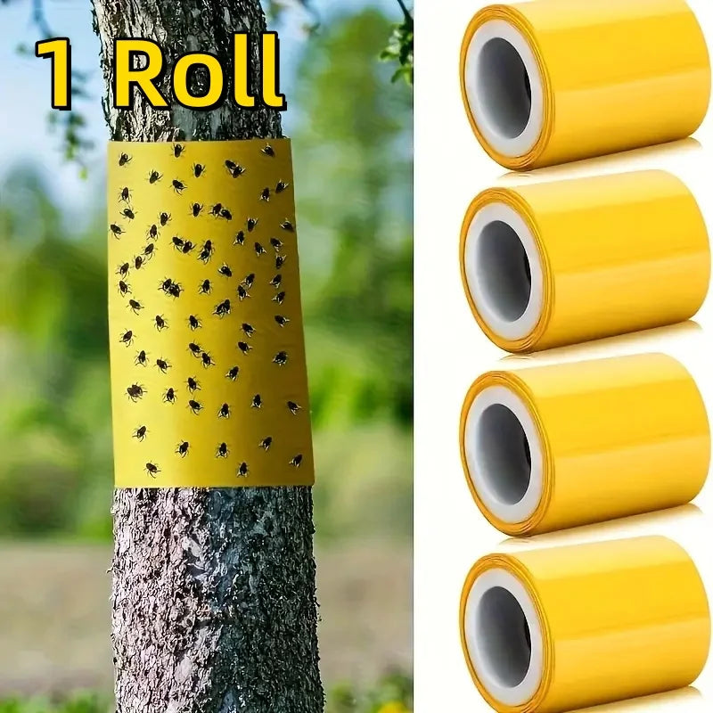 1 Roll Double-Sided Sticky Insect Barrier Tape Effective Against Outdoor Pest Control Self-Adhesive Suitable for Trees 2030