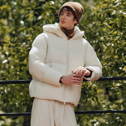 Semir Down Jacket Men Three-Resistant Outerwear Couple Winter Outfit 2025 New Hooded Top Anti-Static Men's Clothing