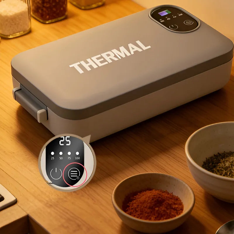 Portable self-heating lunch box Heated lunch box 304 stainless steel USB plug-in electric lunch heater