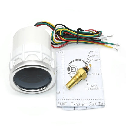 Car Gauge 52mm Water temp Temperature Joint Pipe Sensor Gauge Gauge 40~140 Celsius Adapter Size 28mm / 30mm / 32mm / 34mm / 36mm